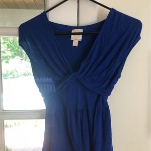 RIC RAC Royal Blue V Neck Shirt XS